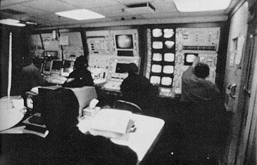 Inside the CIA mission control van, aboard the explorer